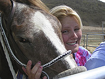 girl with horse
